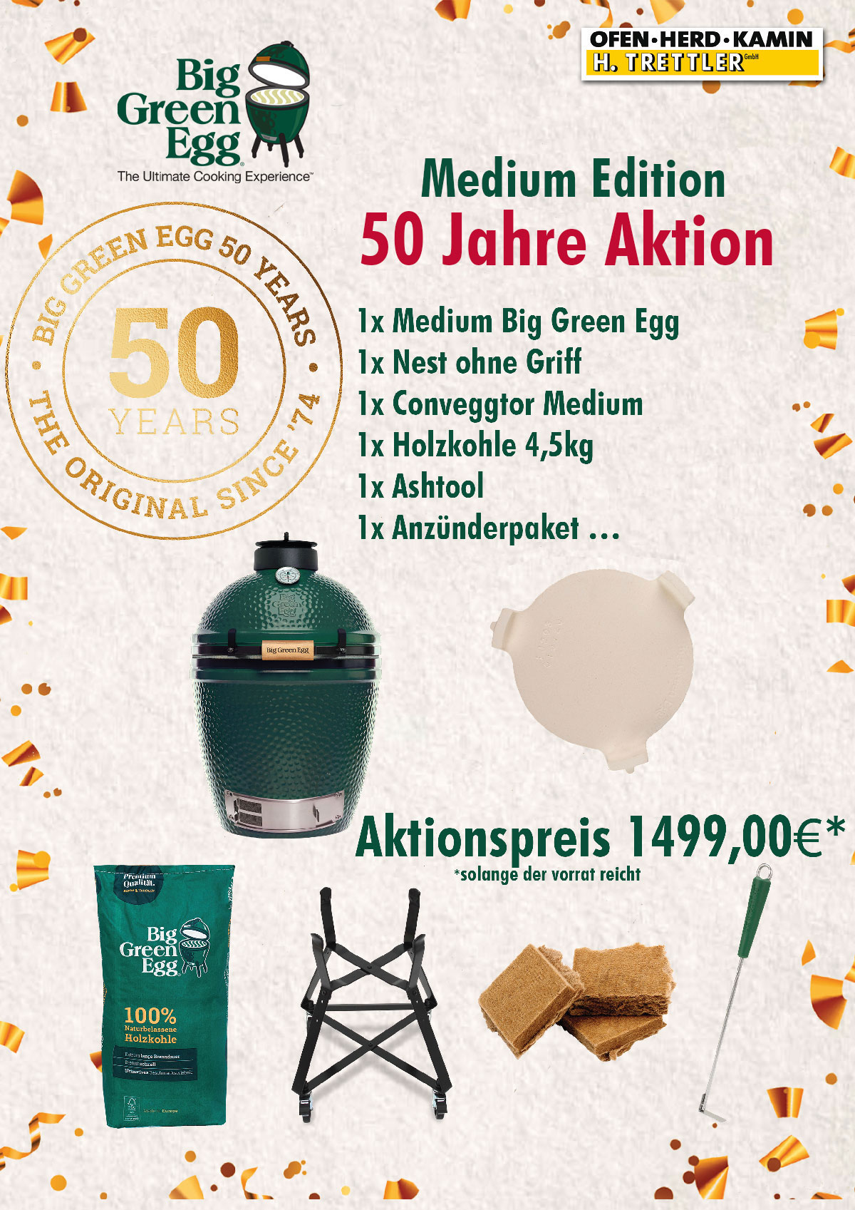 Big Green Egg Medium 1 Aktion 2024