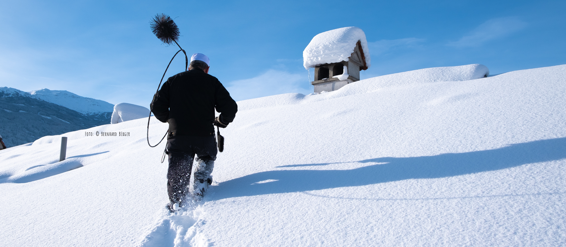 Trettler mils Kaminkehrer winter